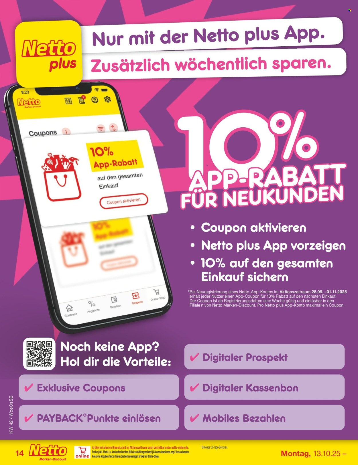 Netto Marken-Discount Prospekte  - 13.10.2025 - 18.10.2025. Seite 16