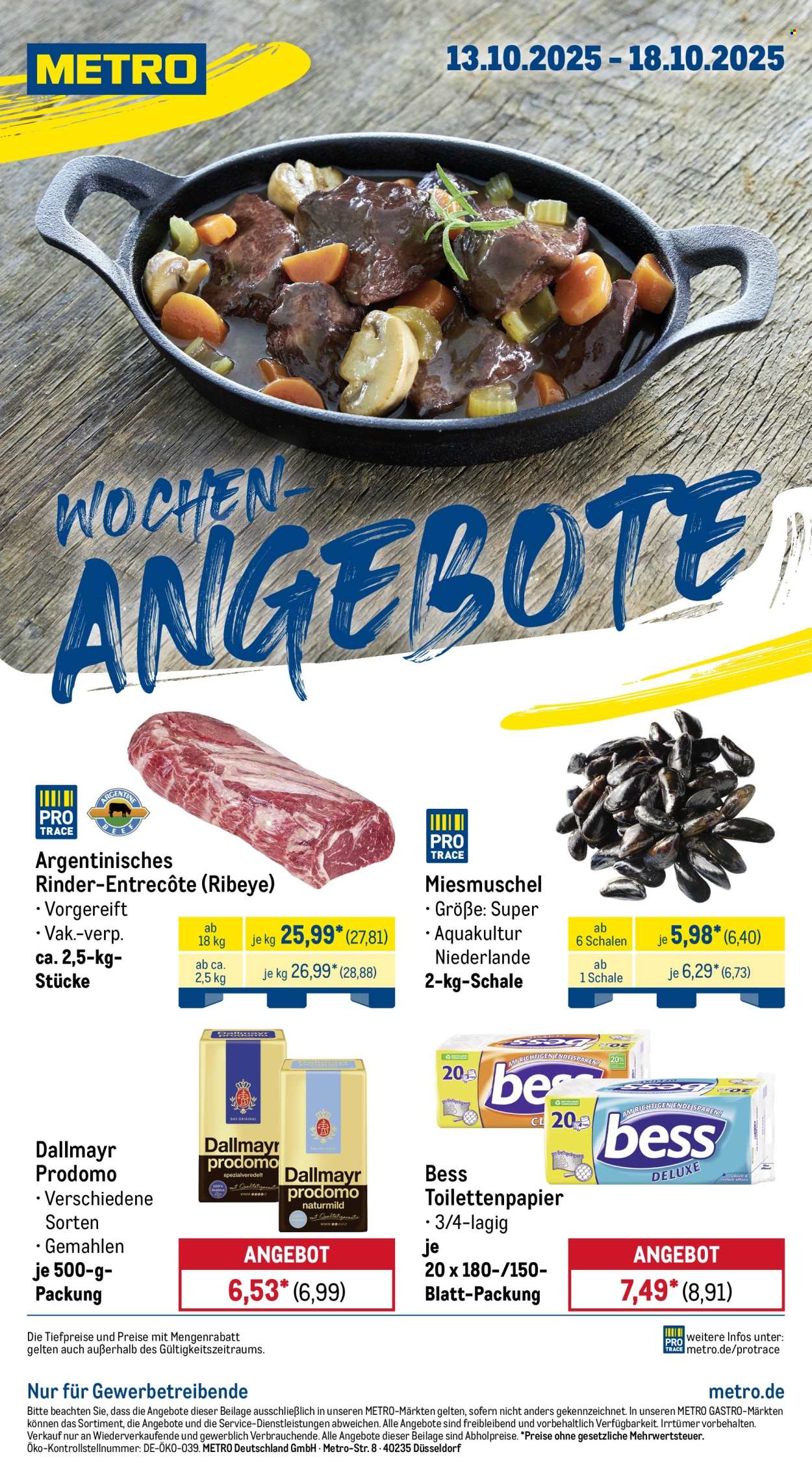 Metro Prospekte  - 13.10.2025 - 18.10.2025. Seite 1