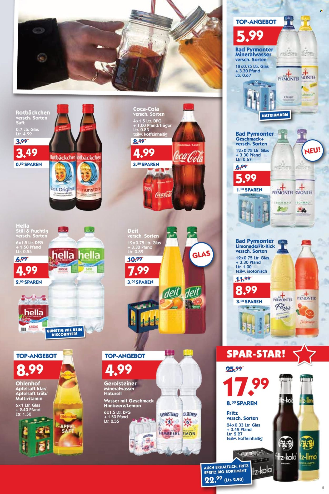 Hol'ab! Getränkemarkt Prospekte  - 13.10.2025 - 18.10.2025. Seite 5