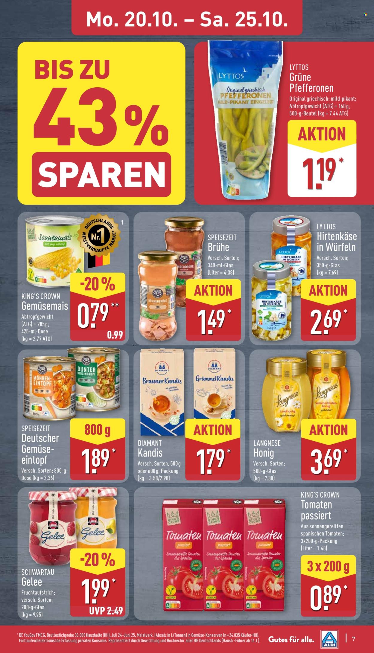 ALDI Nord Prospekte  - 20.10.2025 - 25.10.2025. Seite 7