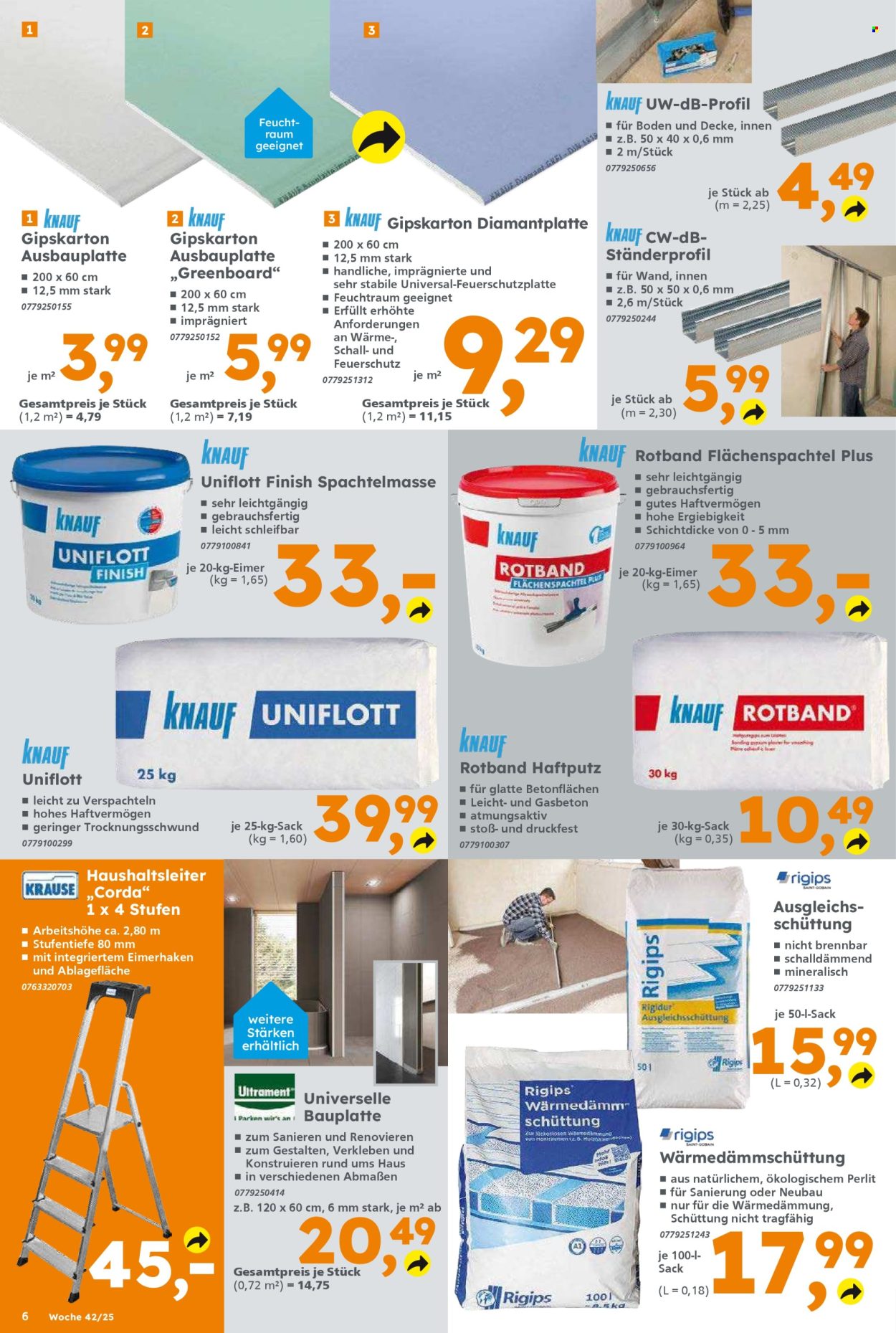 Globus Baumarkt Prospekte  - 13.10.2025 - 18.10.2025. Seite 6