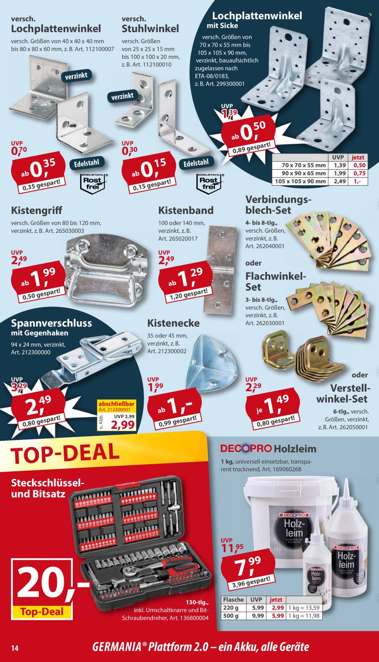Sonderpreis-Baumarkt Prospekte  - 18.10.2025 - 24.10.2025. Seite 14
