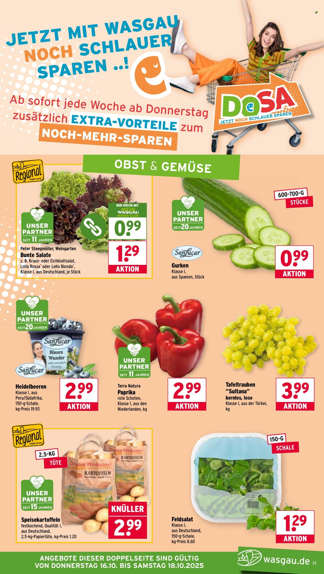 Wasgau Prospekte  - 13.10.2025 - 18.10.2025. Seite 23