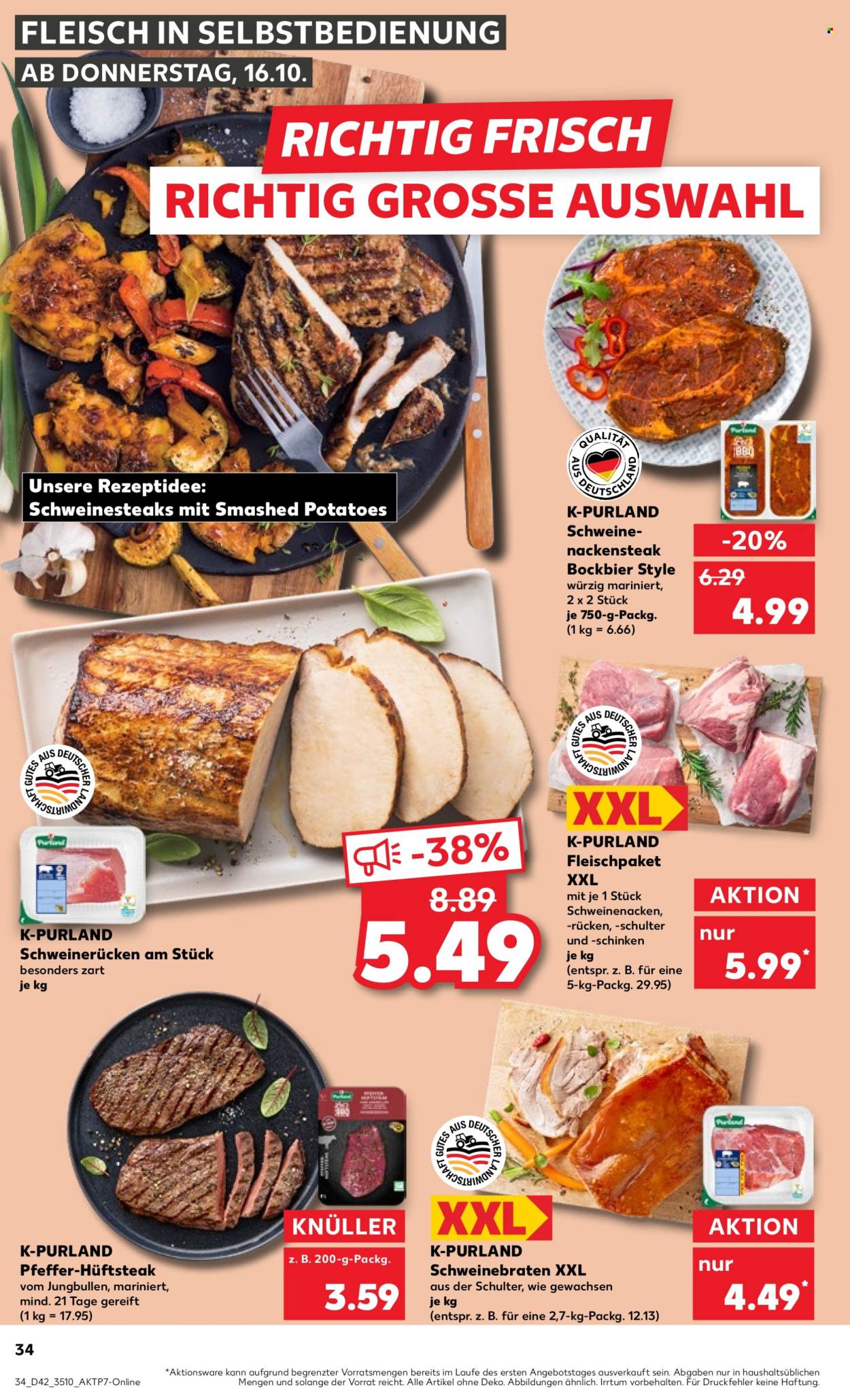 Kaufland Prospekte  - 16.10.2025 - 22.10.2025. Seite 34