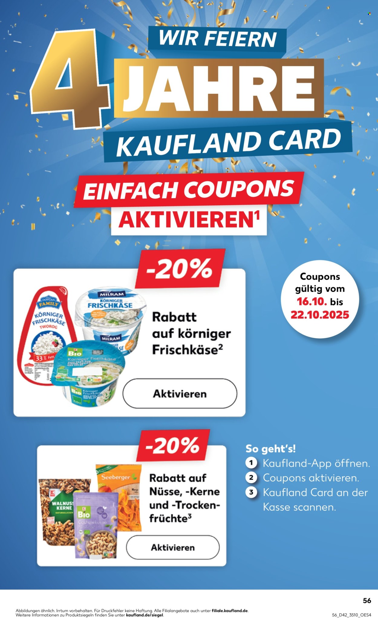Kaufland Prospekte  - 16.10.2025 - 22.10.2025. Seite 56