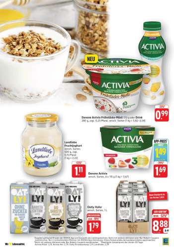 thumbnail - Danone Activia Frühstücks-Müsli oder Drink