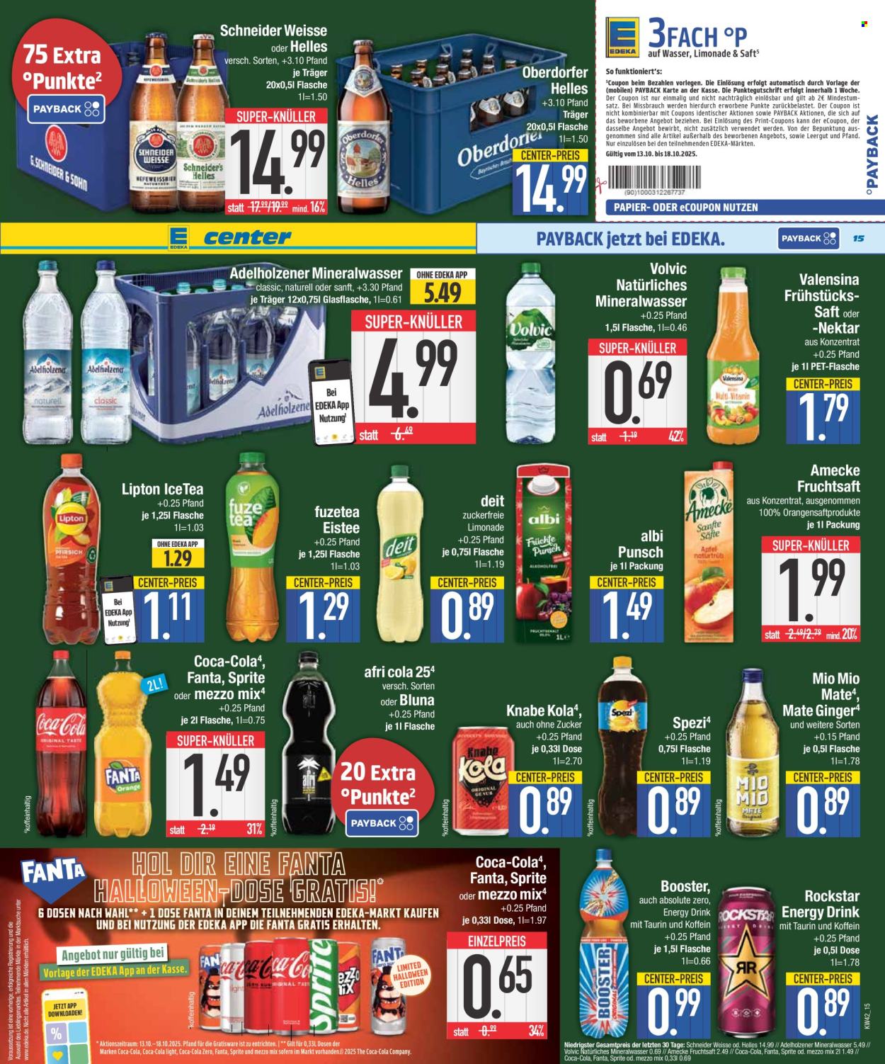 Edeka Prospekte  - 13.10.2025 - 18.10.2025. Seite 15