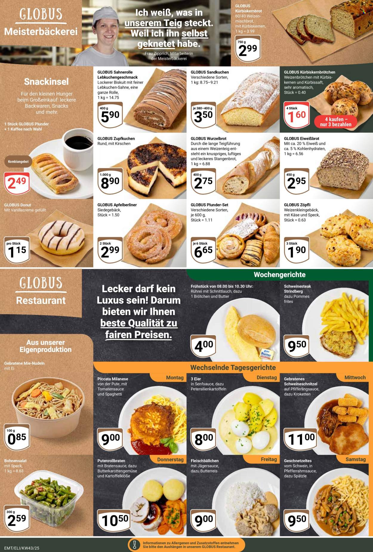 Globus Prospekte  - 20.10.2025 - 25.10.2025. Seite 9