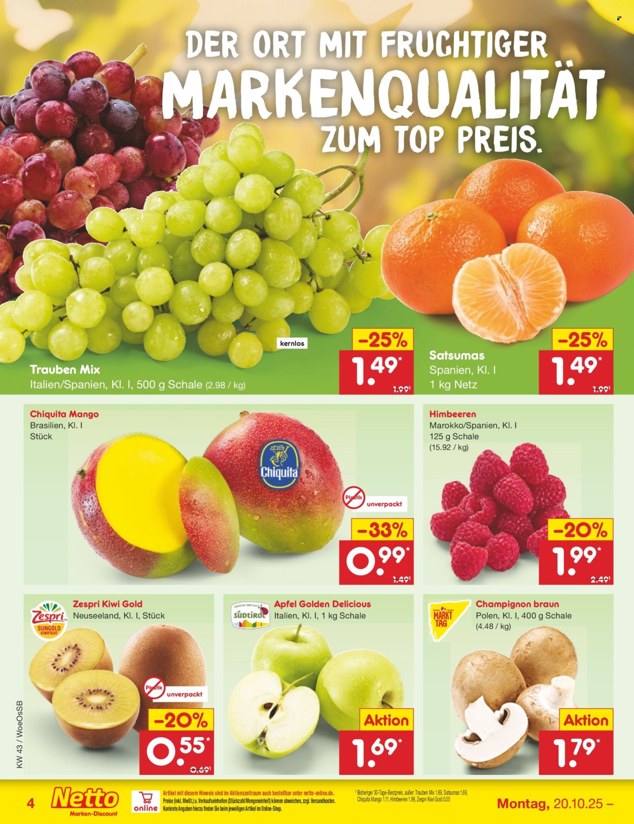 Netto Marken-Discount Prospekte  - 20.10.2025 - 25.10.2025. Seite 6