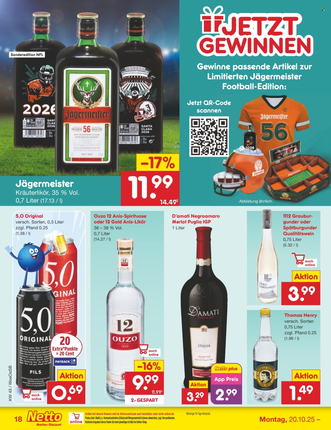 Netto Marken-Discount Prospekte  - 20.10.2025 - 25.10.2025. Seite 22