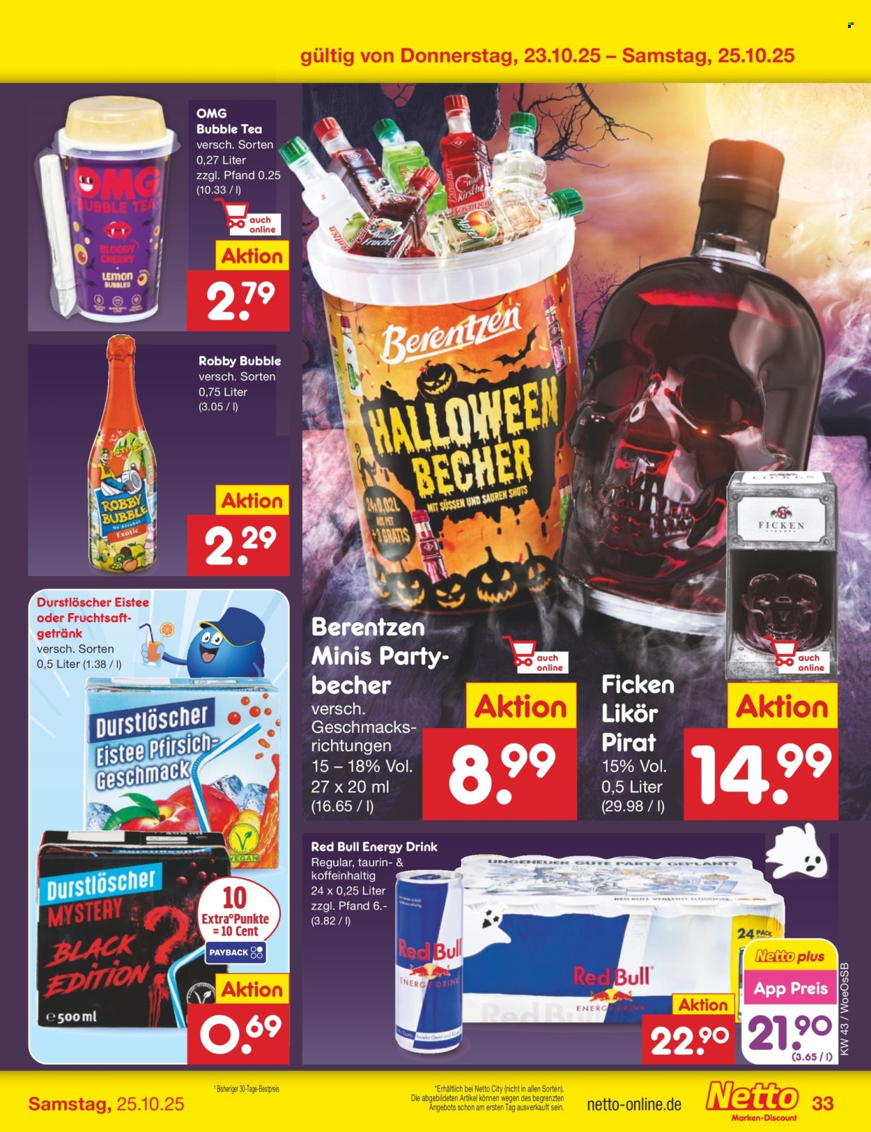 Netto Marken-Discount Prospekte  - 20.10.2025 - 25.10.2025. Seite 45
