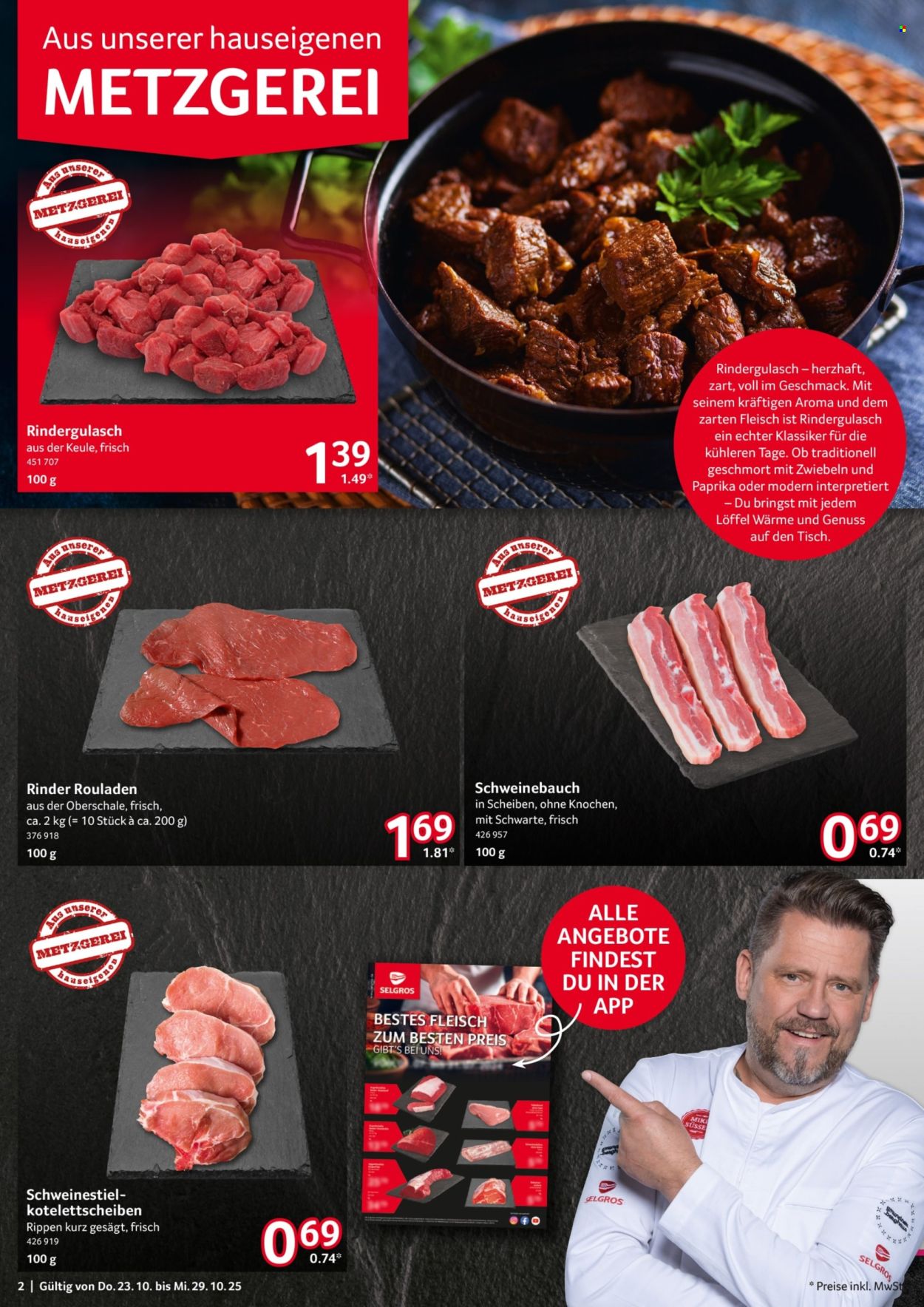 Selgros Prospekte  - 23.10.2025 - 29.10.2025. Seite 2