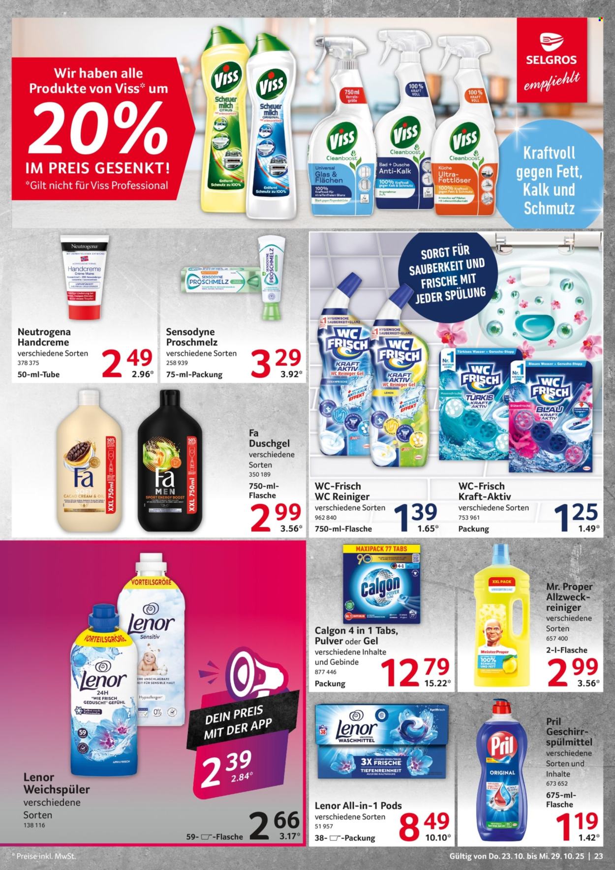 Selgros Prospekte  - 23.10.2025 - 29.10.2025. Seite 23