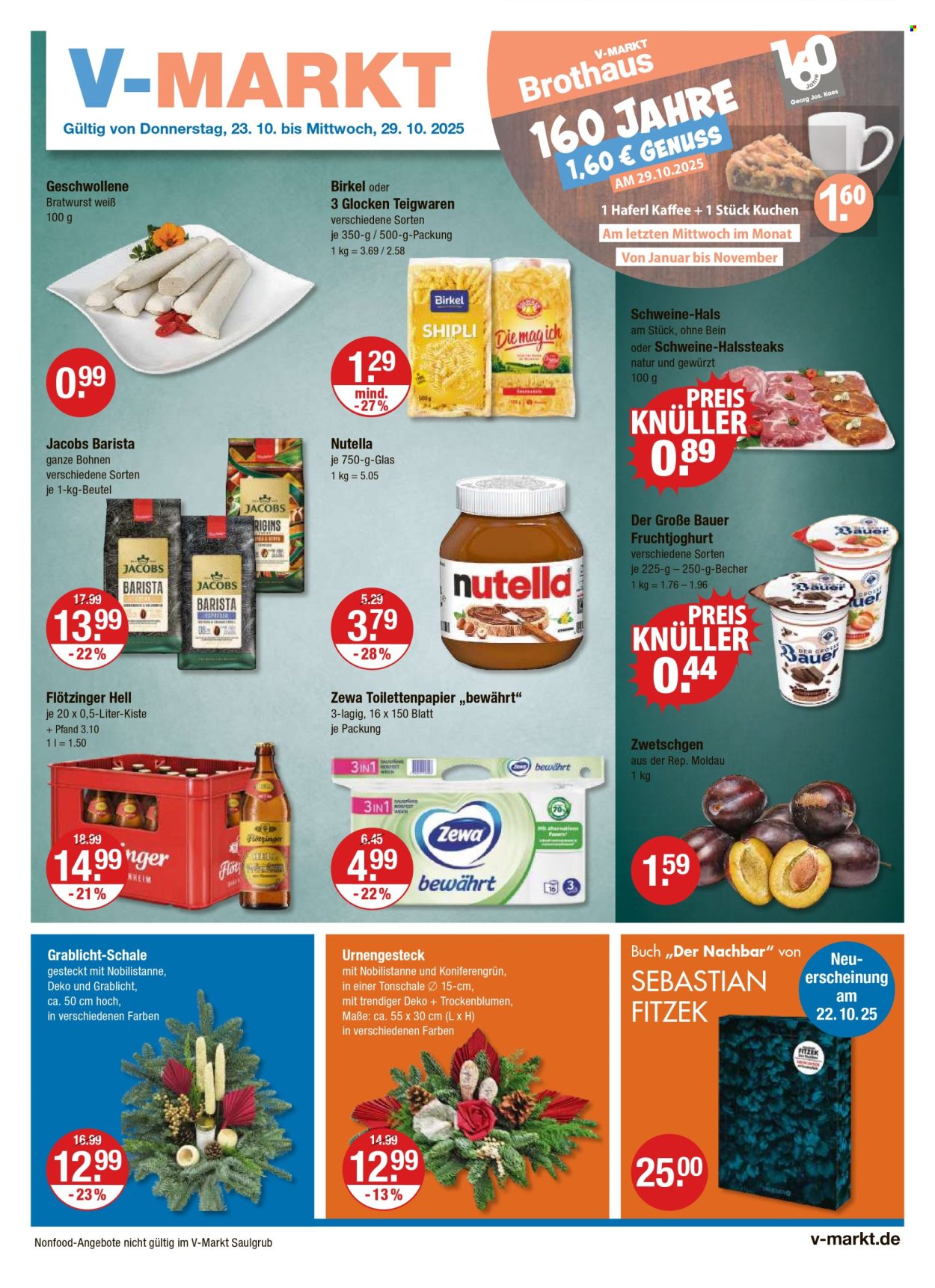 V-Markt Prospekte  - 23.10.2025 - 29.10.2025. Seite 1