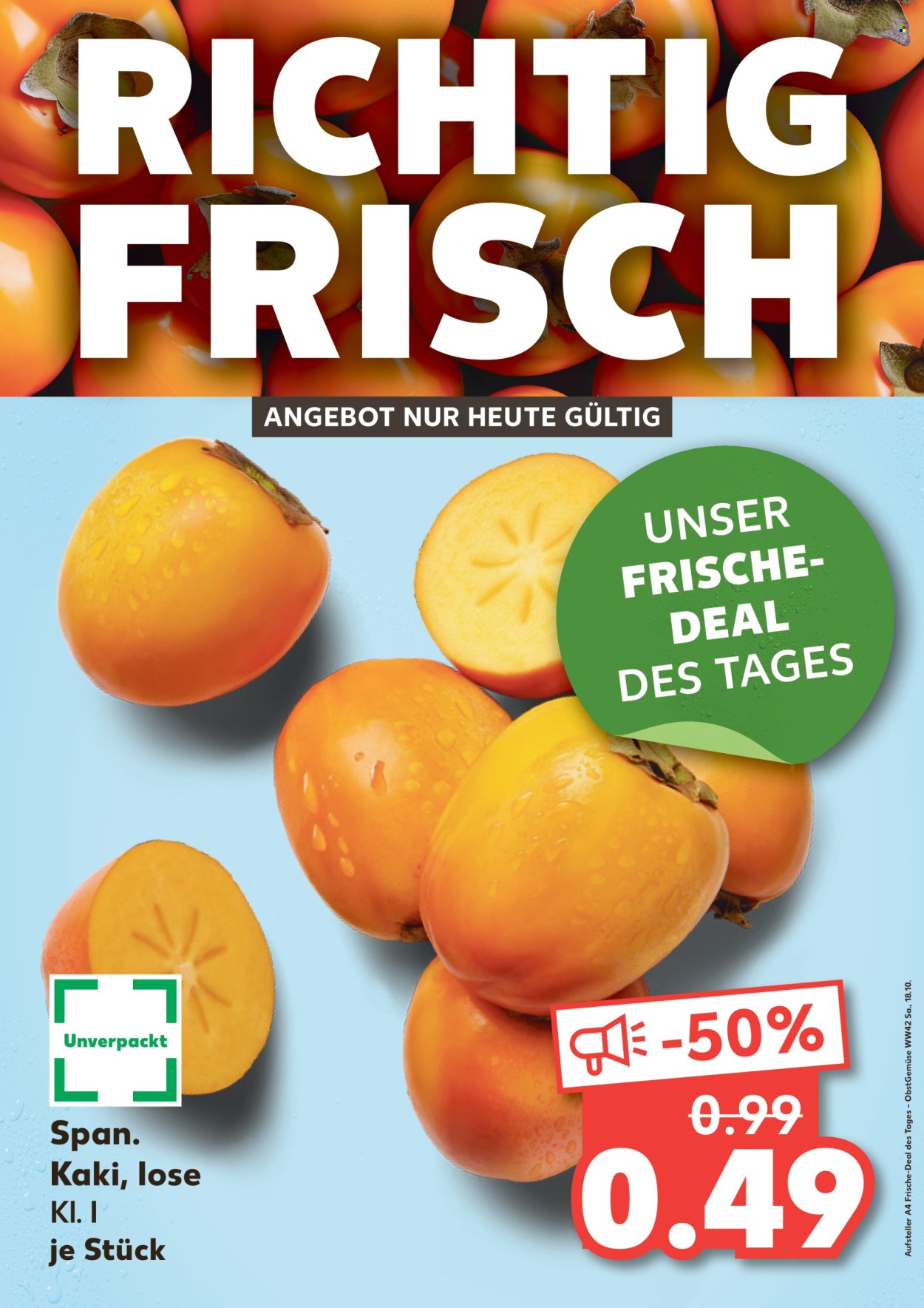 Kaufland Prospekte  - 18.10.2025 - 18.10.2025. Seite 1