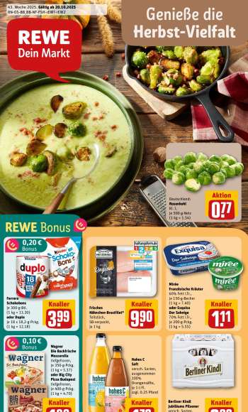 Prospekte REWE - 20.10.2025 - 26.10.2025.
