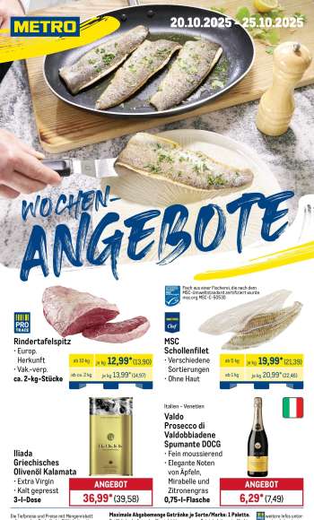 Prospekte Metro - 20.10.2025 - 25.10.2025.