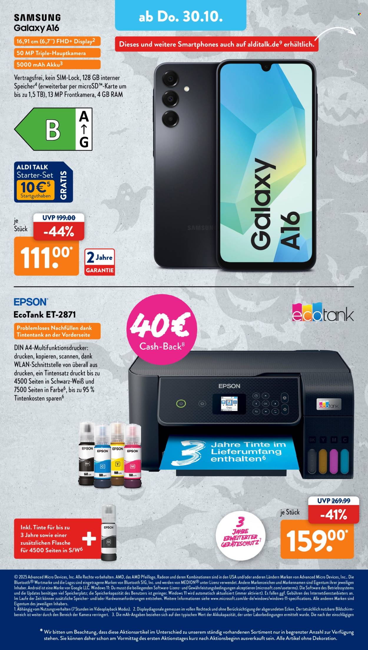 ALDI SÜD Prospekte  - 27.10.2025 - 1.11.2025. Seite 38