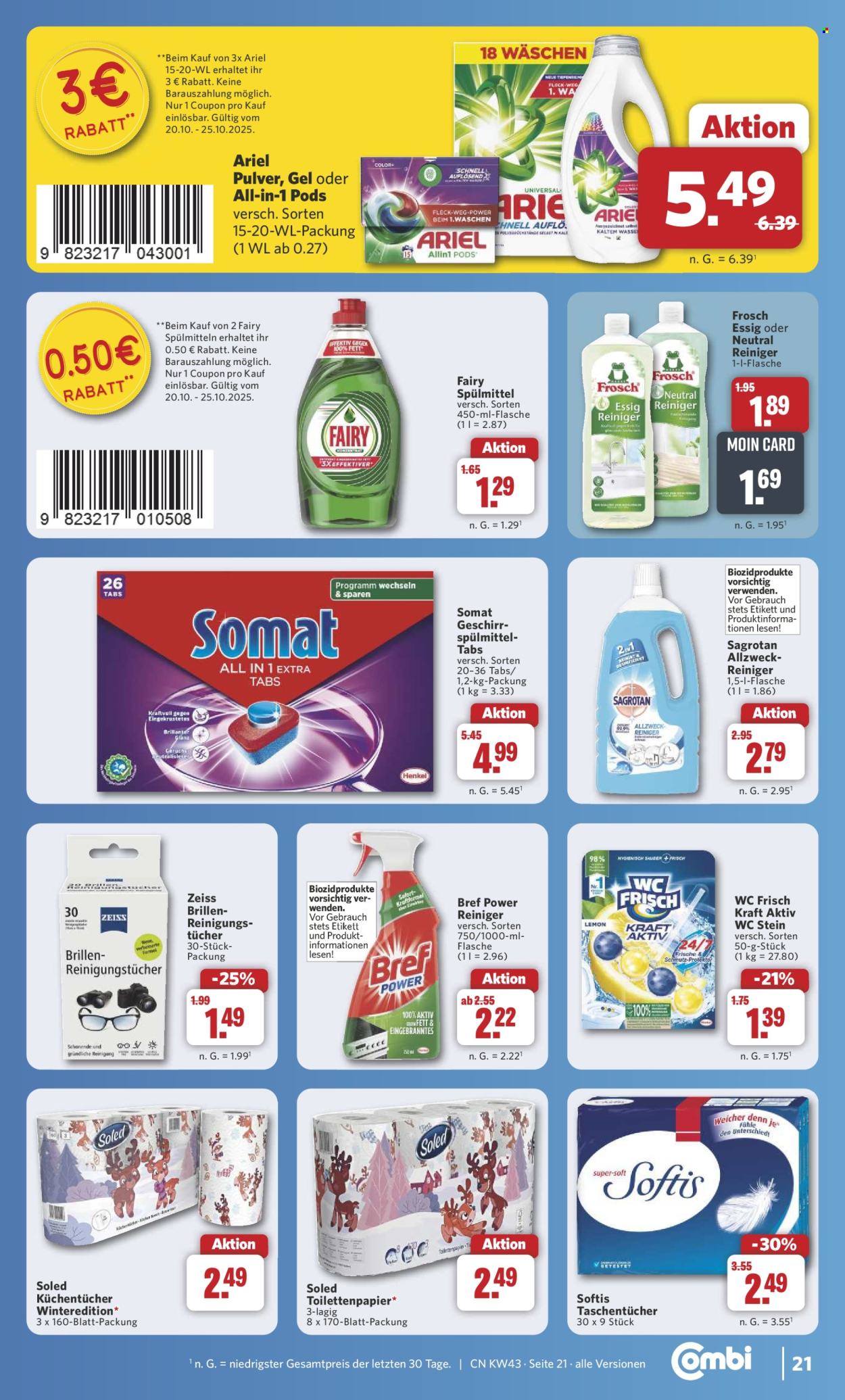 Combi Prospekte  - 20.10.2025 - 25.10.2025. Seite 27