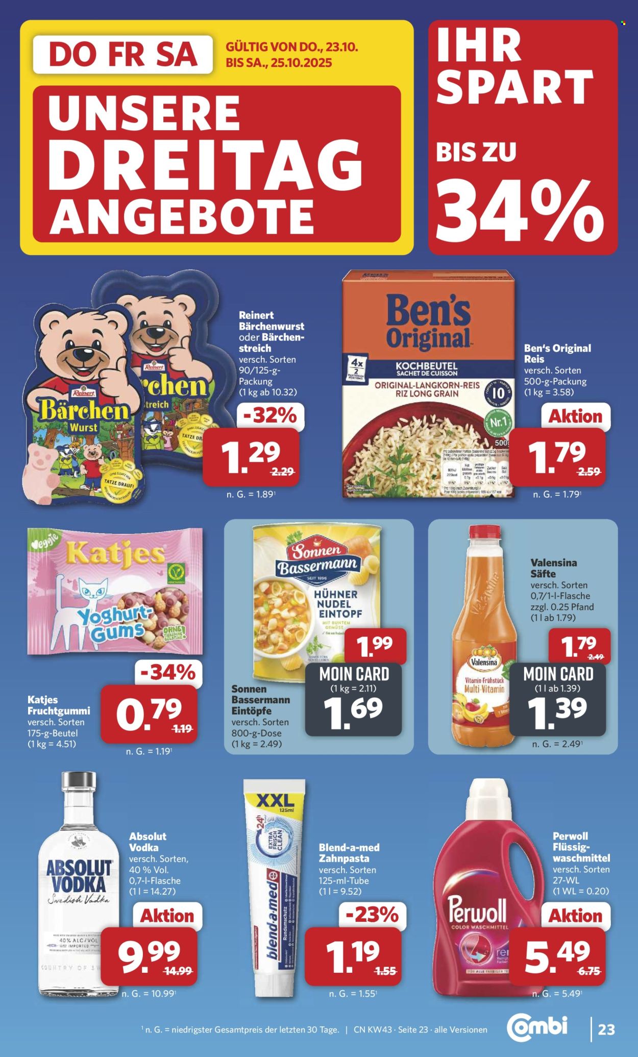 Combi Prospekte  - 20.10.2025 - 25.10.2025. Seite 29