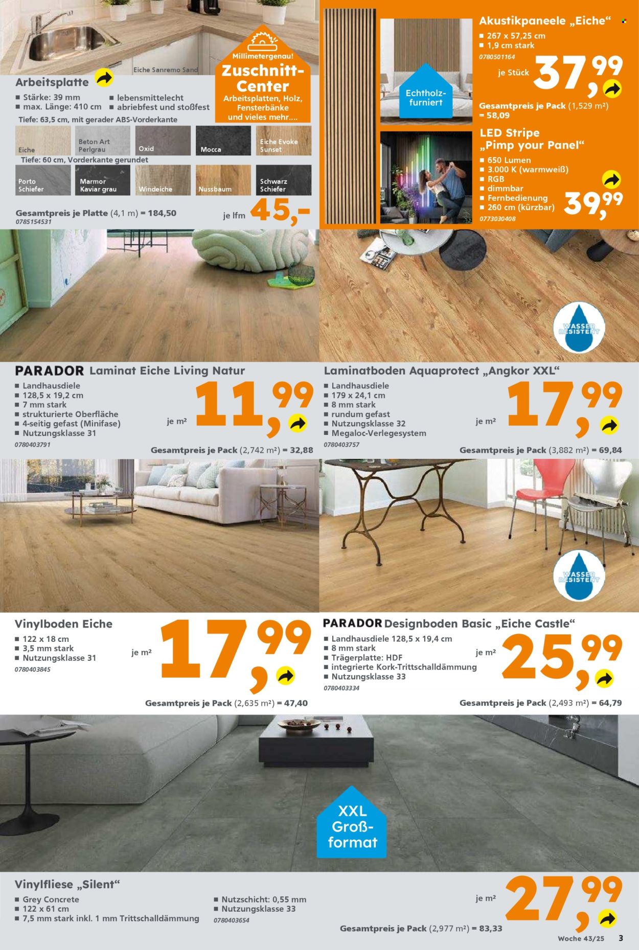Globus Baumarkt Prospekte  - 20.10.2025 - 25.10.2025. Seite 3