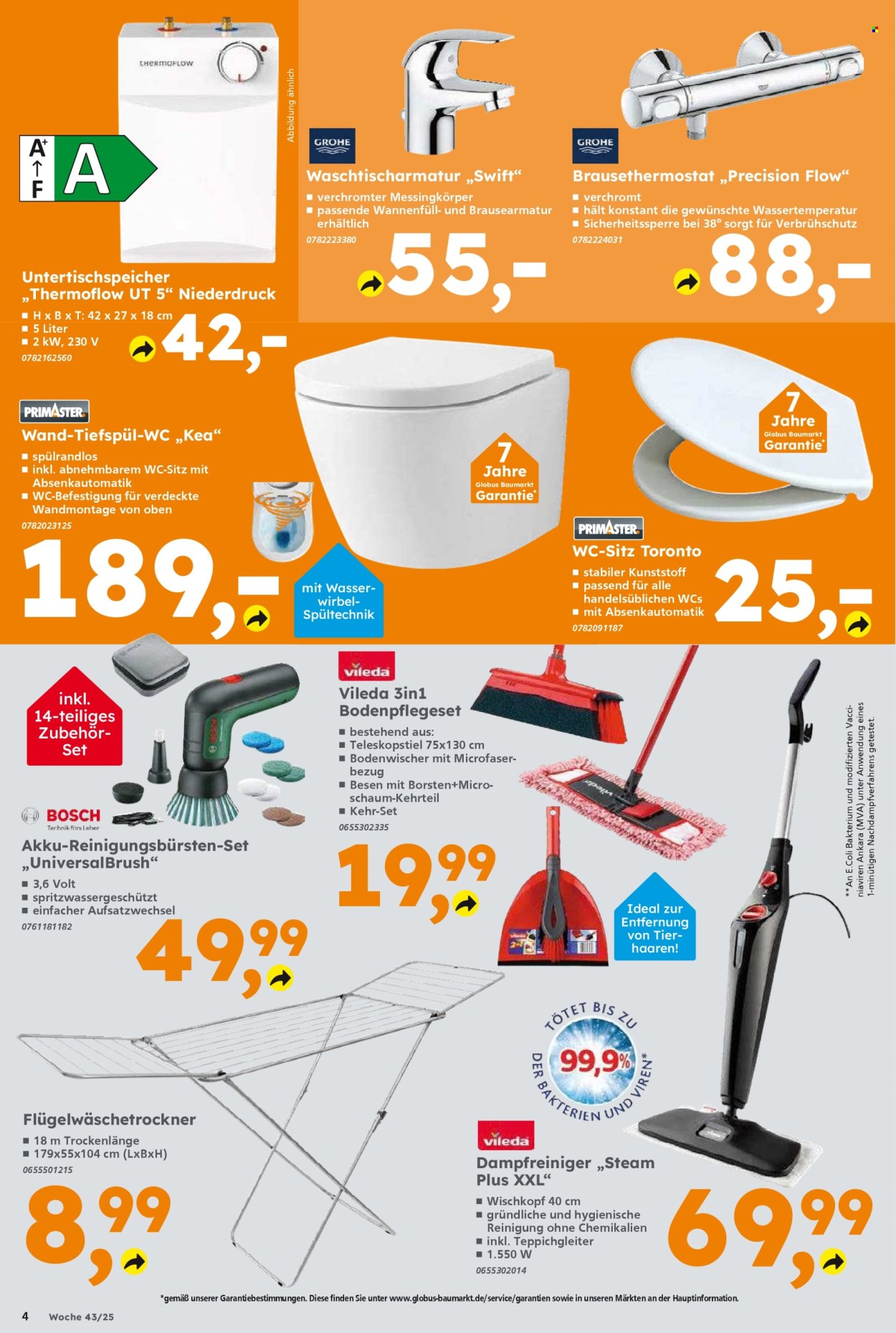 Globus Baumarkt Prospekte  - 20.10.2025 - 25.10.2025. Seite 4