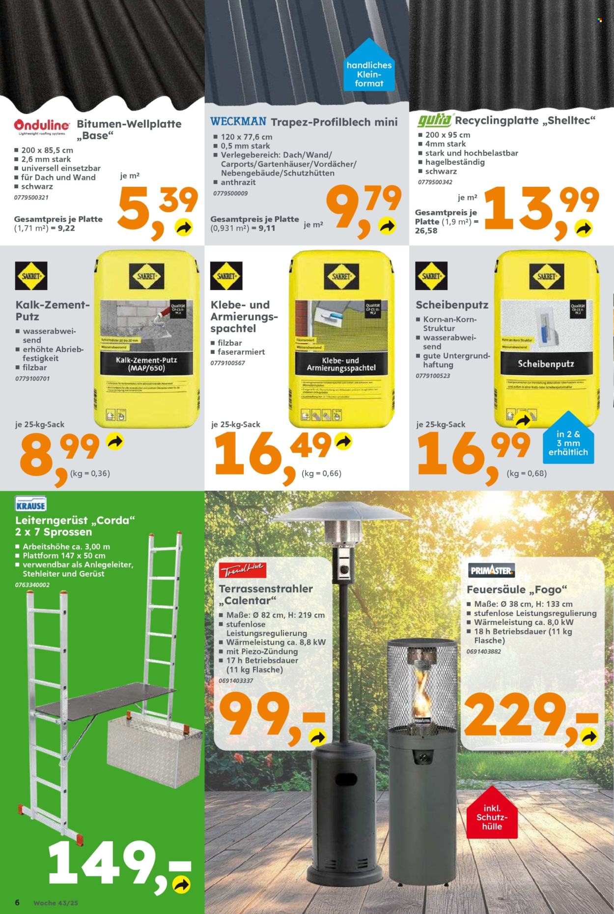 Globus Baumarkt Prospekte  - 20.10.2025 - 25.10.2025. Seite 6