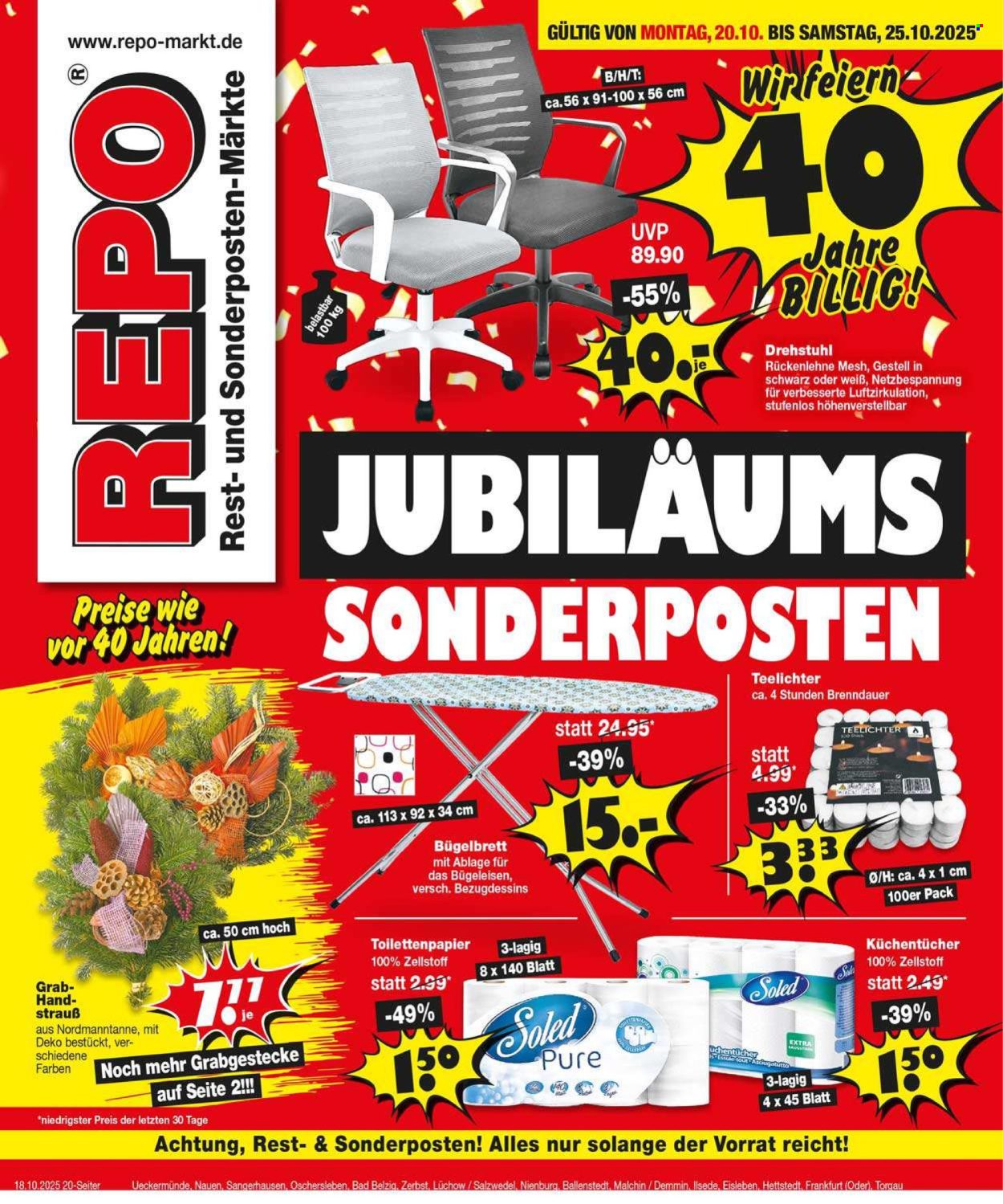 Repo Prospekte  - 20.10.2025 - 25.10.2025. Seite 1