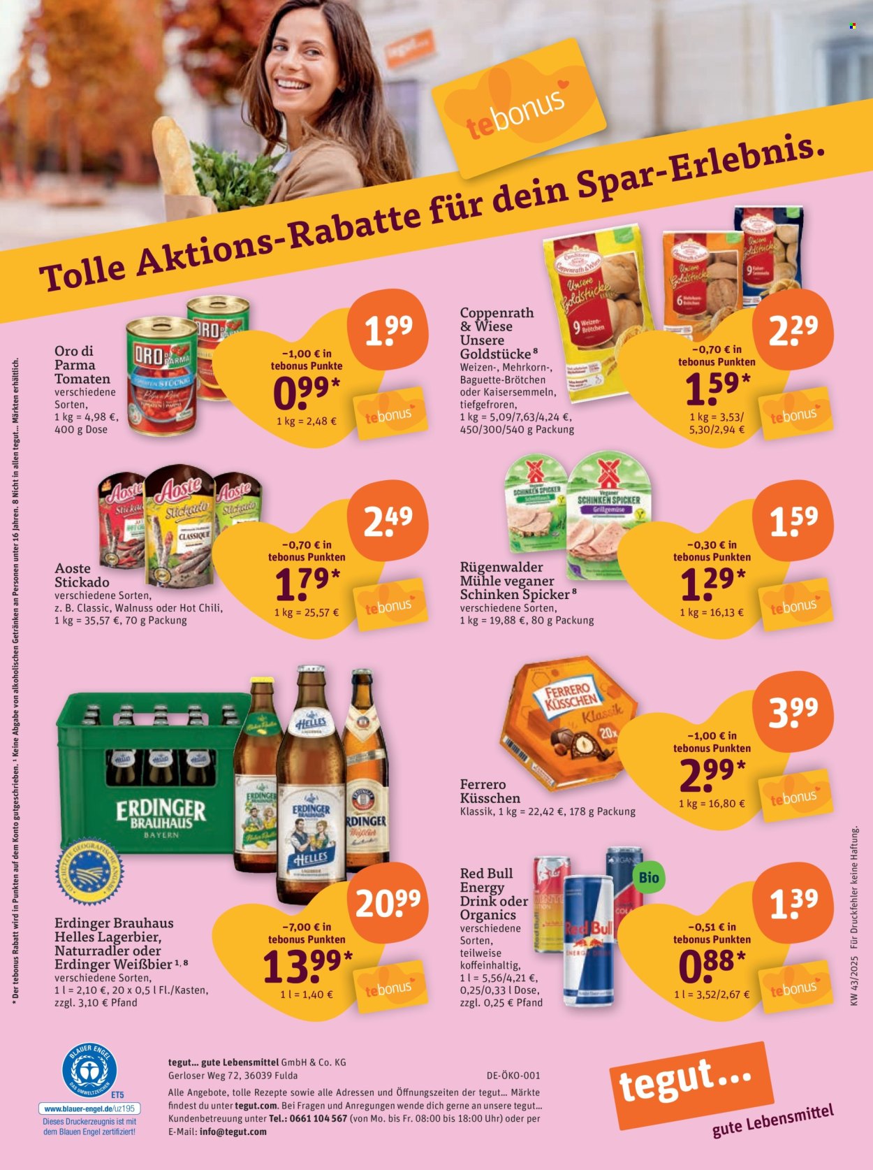 tegut... Prospekte  - 20.10.2025 - 25.10.2025. Seite 23