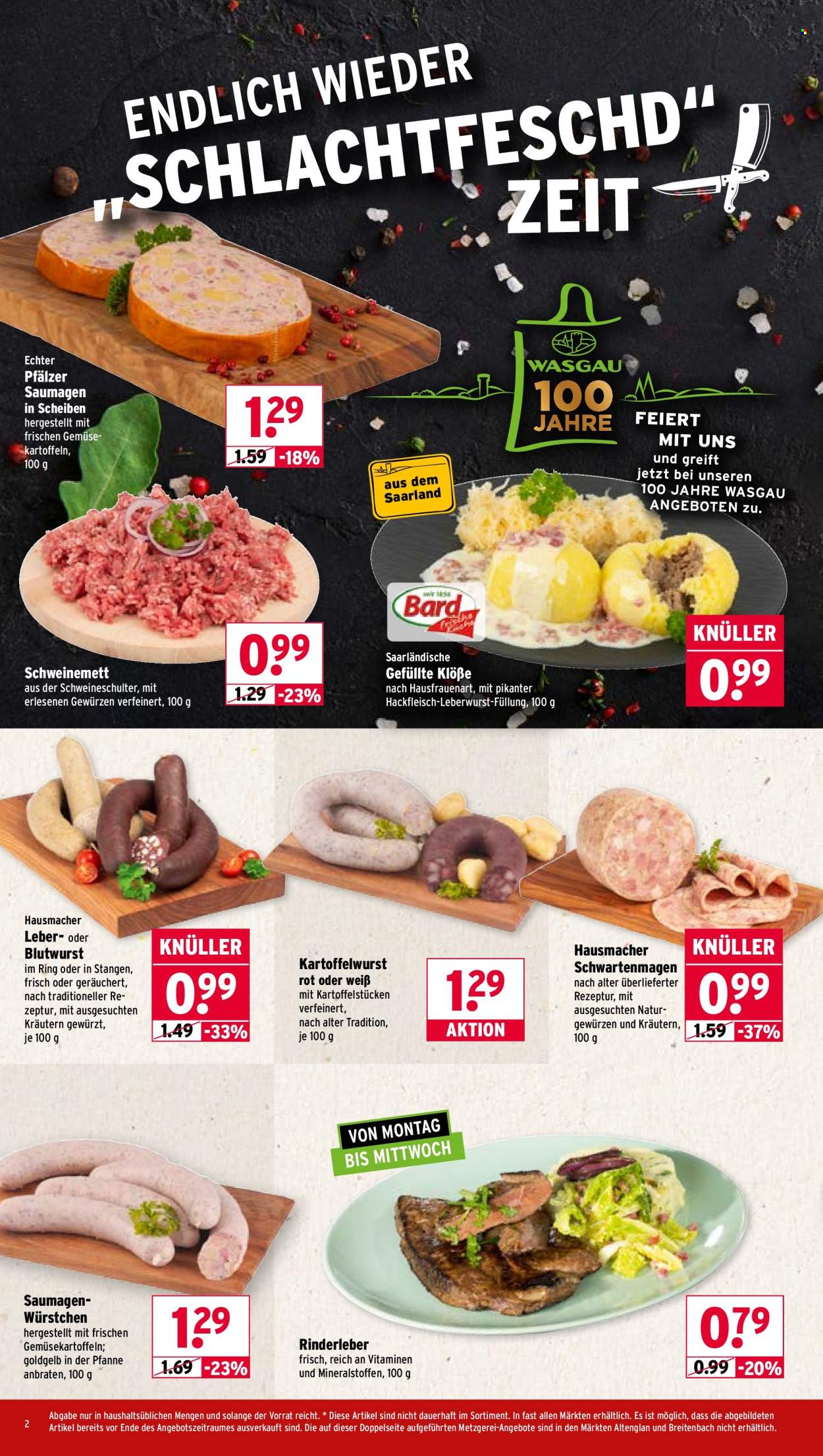 Wasgau Prospekte  - 20.10.2025 - 25.10.2025. Seite 2