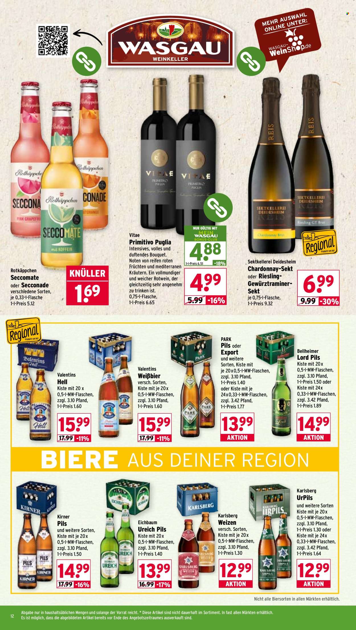 Wasgau Prospekte  - 20.10.2025 - 25.10.2025. Seite 12