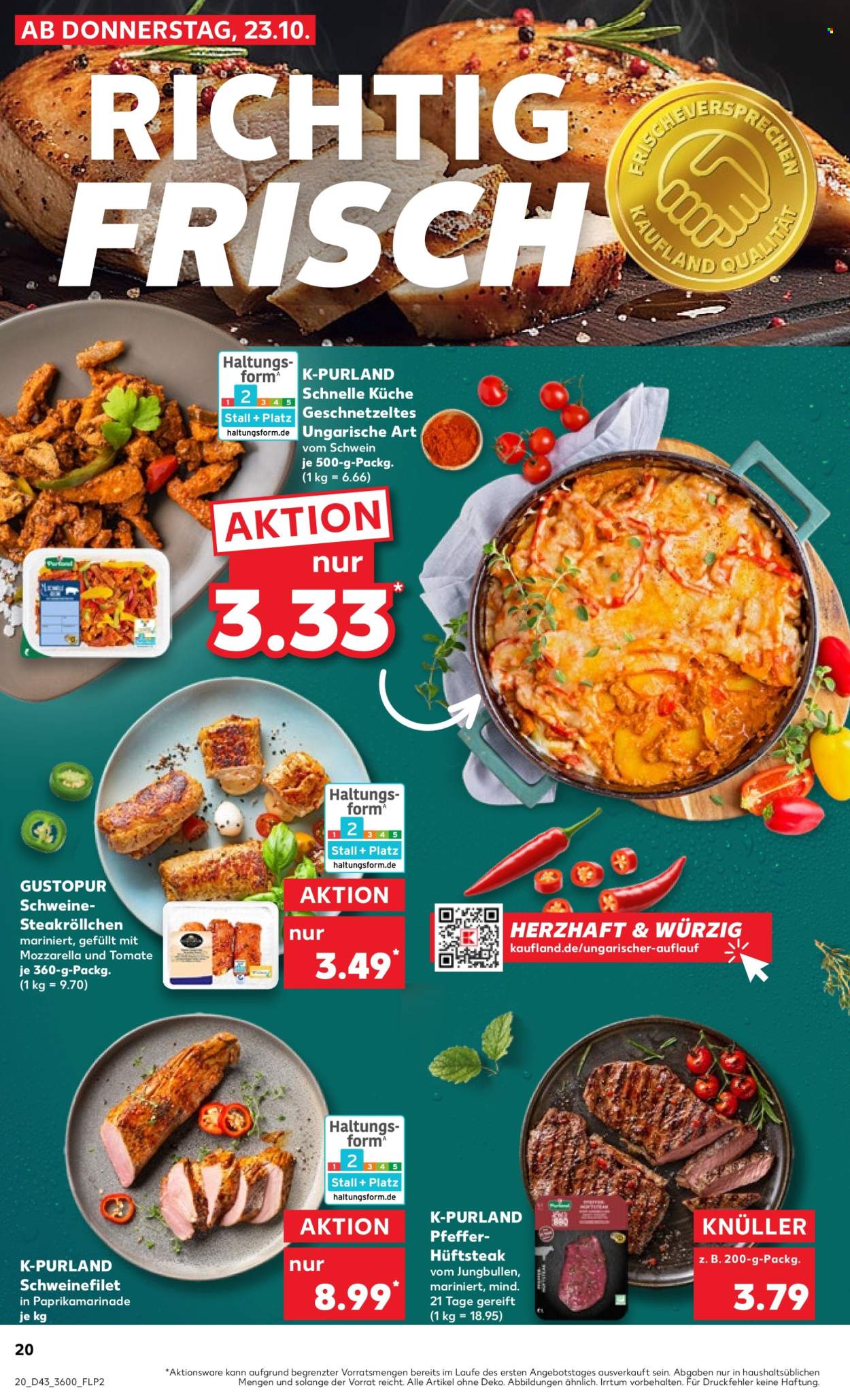 Kaufland Prospekte  - 23.10.2025 - 29.10.2025. Seite 20