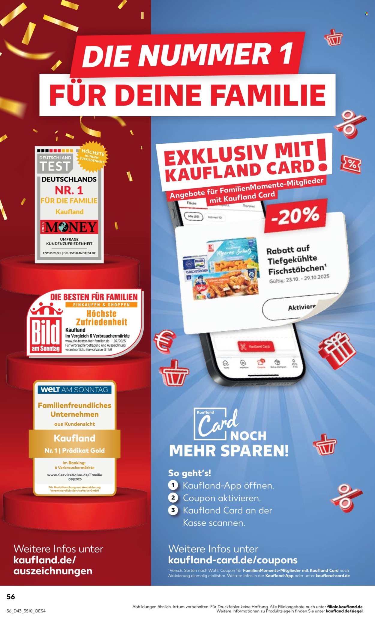 Kaufland Prospekte  - 23.10.2025 - 29.10.2025. Seite 56