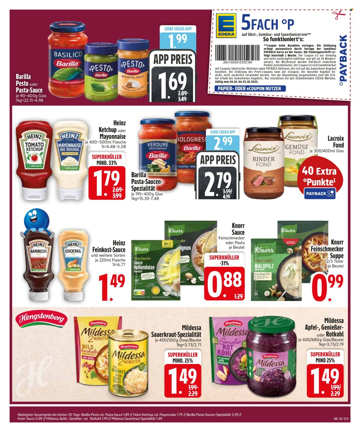 Edeka Prospekte  - 20.10.2025 - 25.10.2025. Seite 13