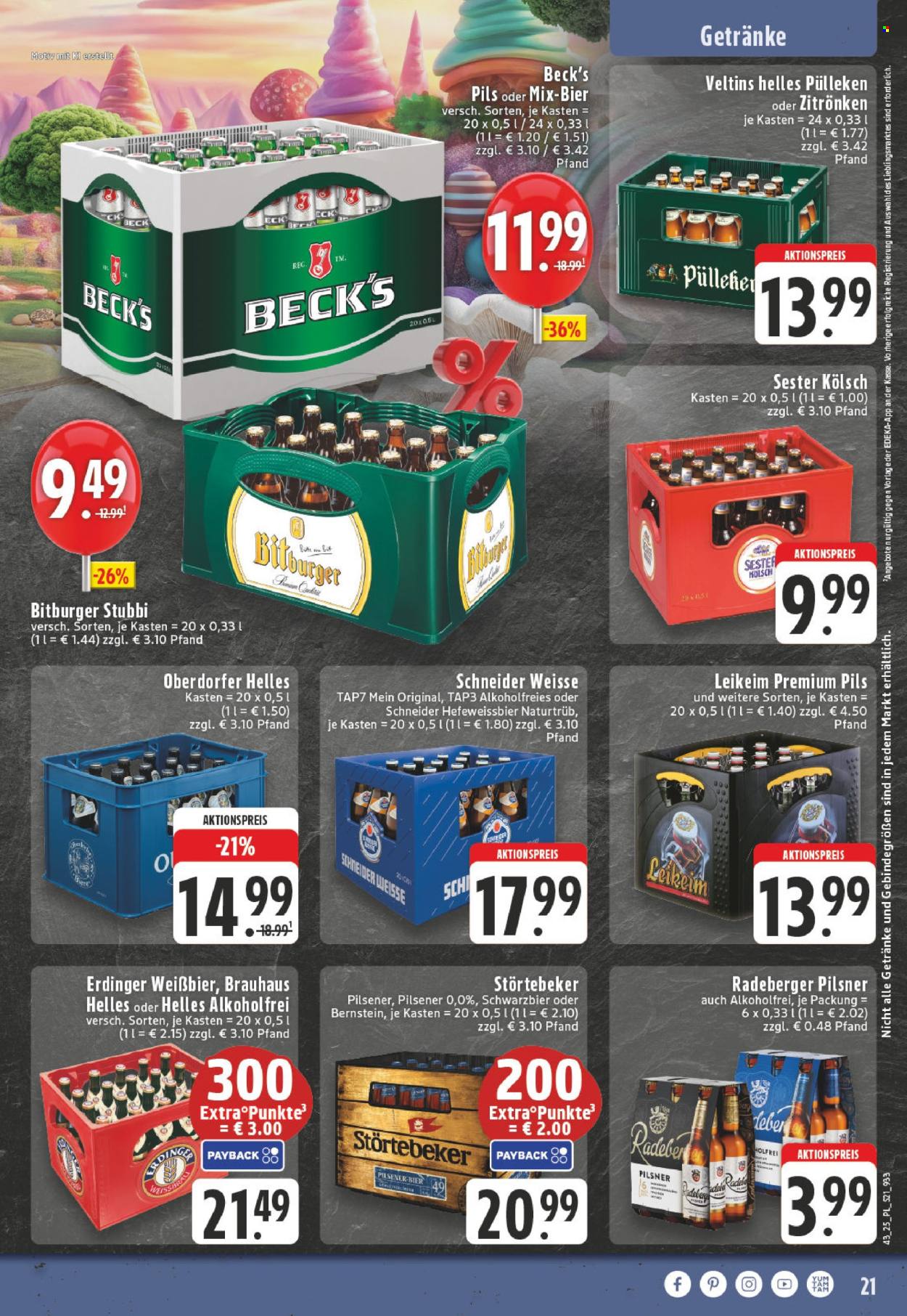 Edeka Prospekte  - 20.10.2025 - 25.10.2025. Seite 21