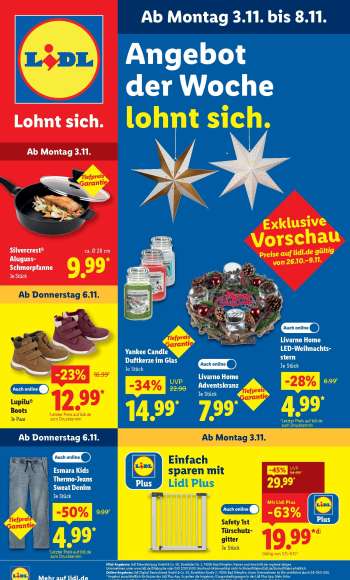Prospekte Lidl - 3.11.2025 - 8.11.2025.
