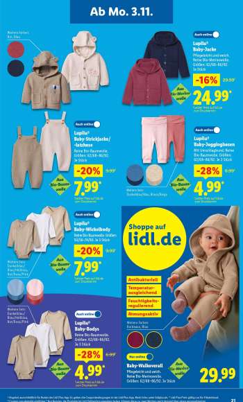 thumbnail - Lupilu® Baby-Jogginghosen