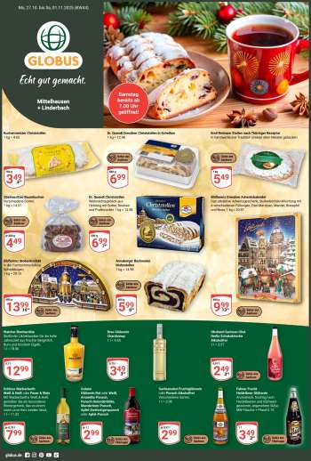 Prospekte Globus - 27.10.2025 - 1.11.2025.
