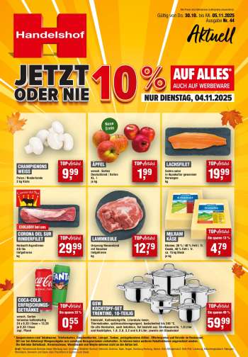 Prospekte Handelshof - 30.10.2025 - 5.11.2025.