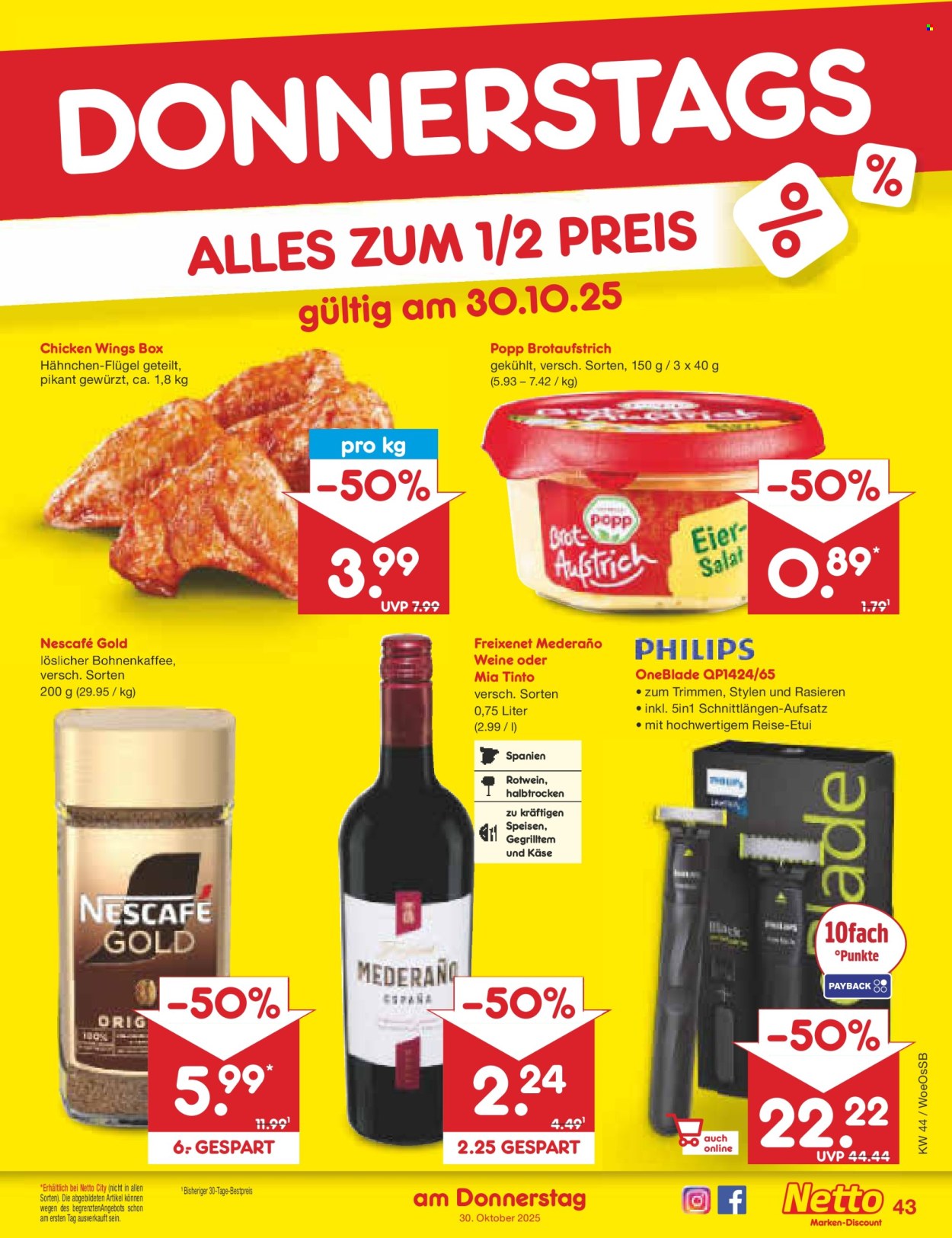 Netto Marken-Discount Prospekte  - 27.10.2025 - 31.10.2025. Seite 47