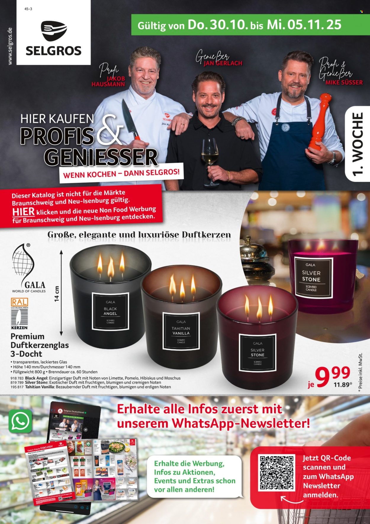 Selgros Prospekte  - 30.10.2025 - 5.11.2025. Seite 1