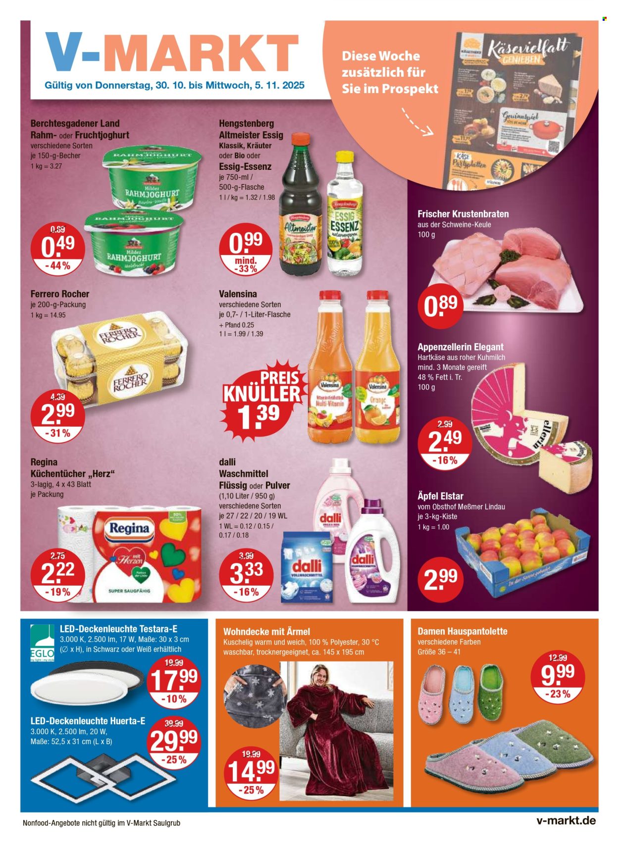 V-Markt Prospekte  - 30.10.2025 - 5.11.2025. Seite 1