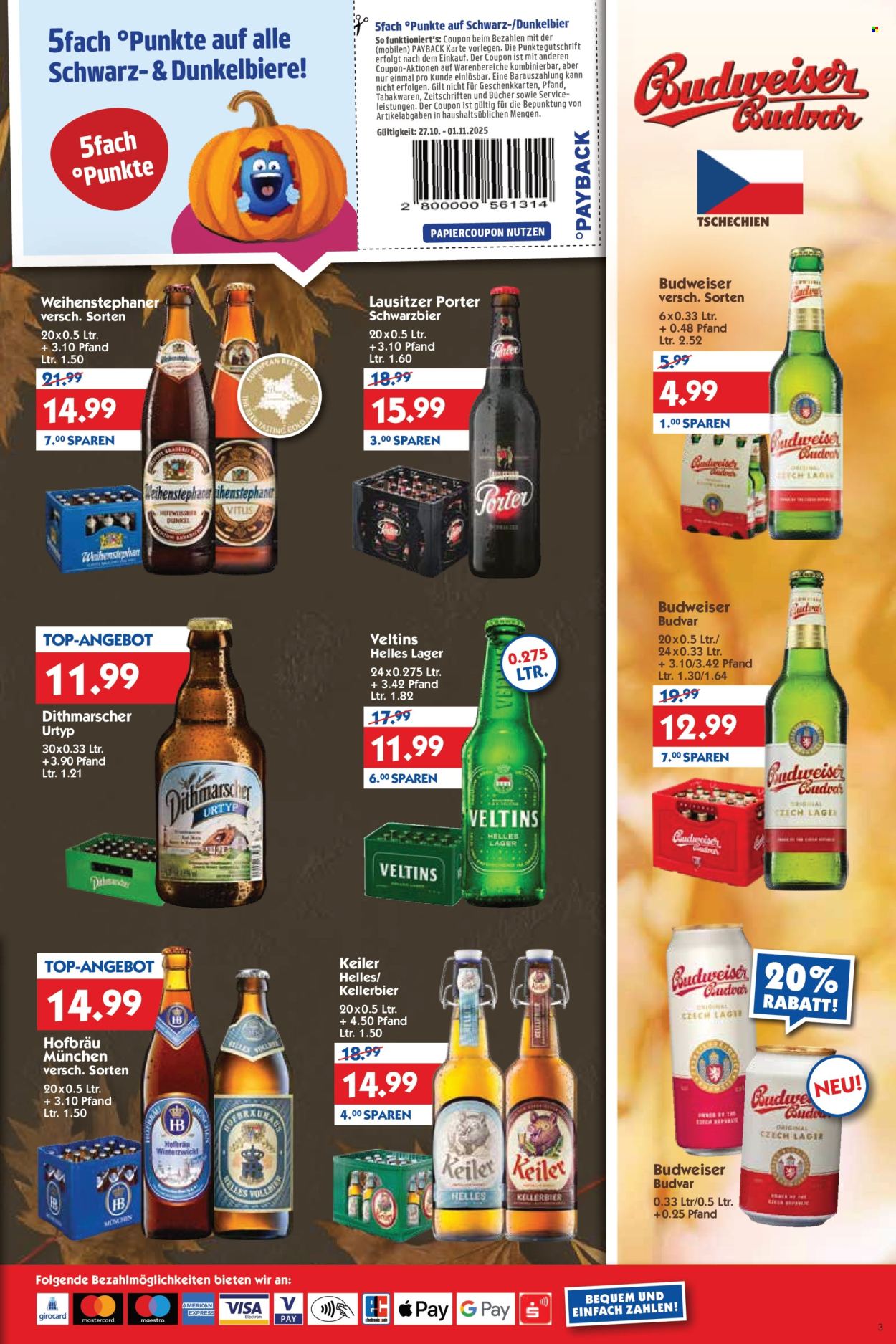 Hol'ab! Getränkemarkt Prospekte  - 27.10.2025 - 1.11.2025. Seite 3