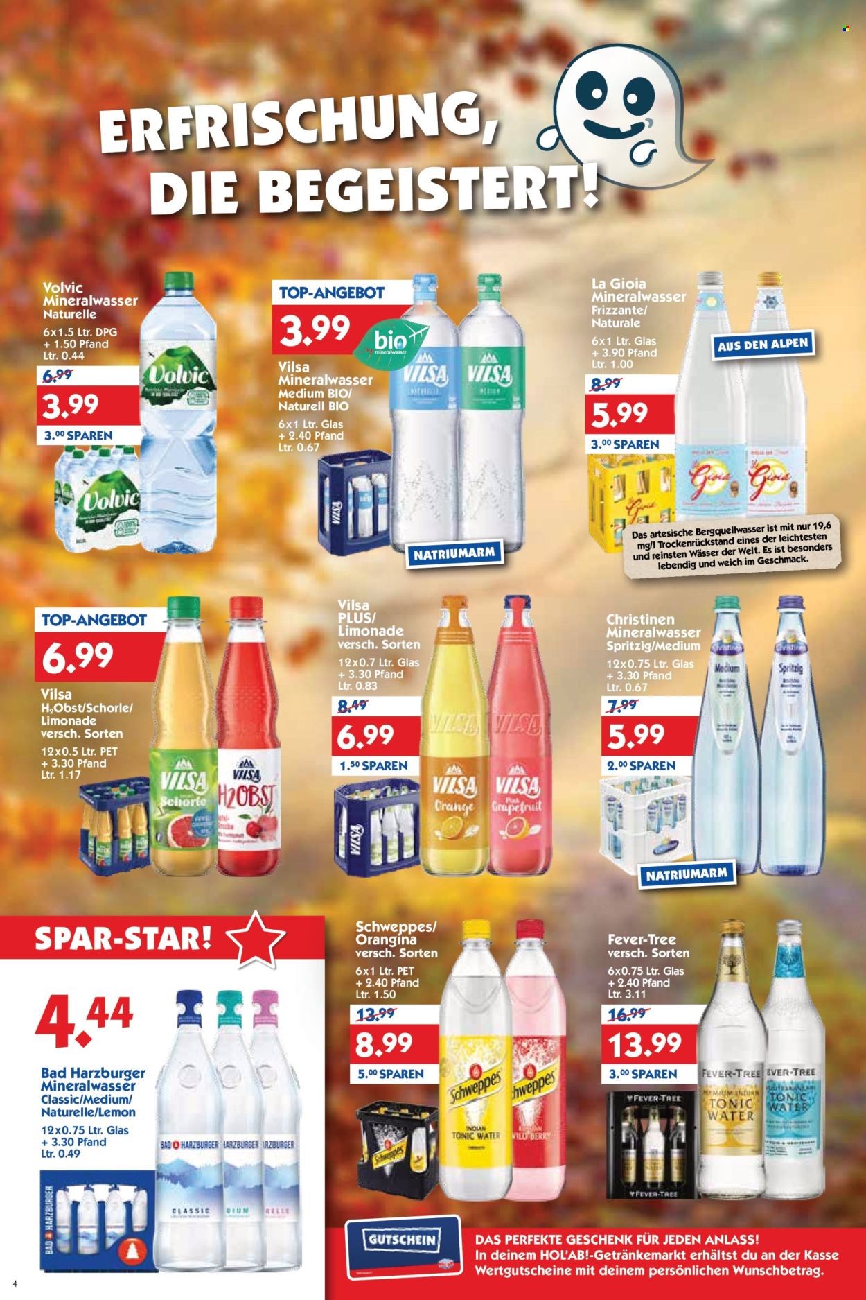 Hol'ab! Getränkemarkt Prospekte  - 27.10.2025 - 1.11.2025. Seite 4