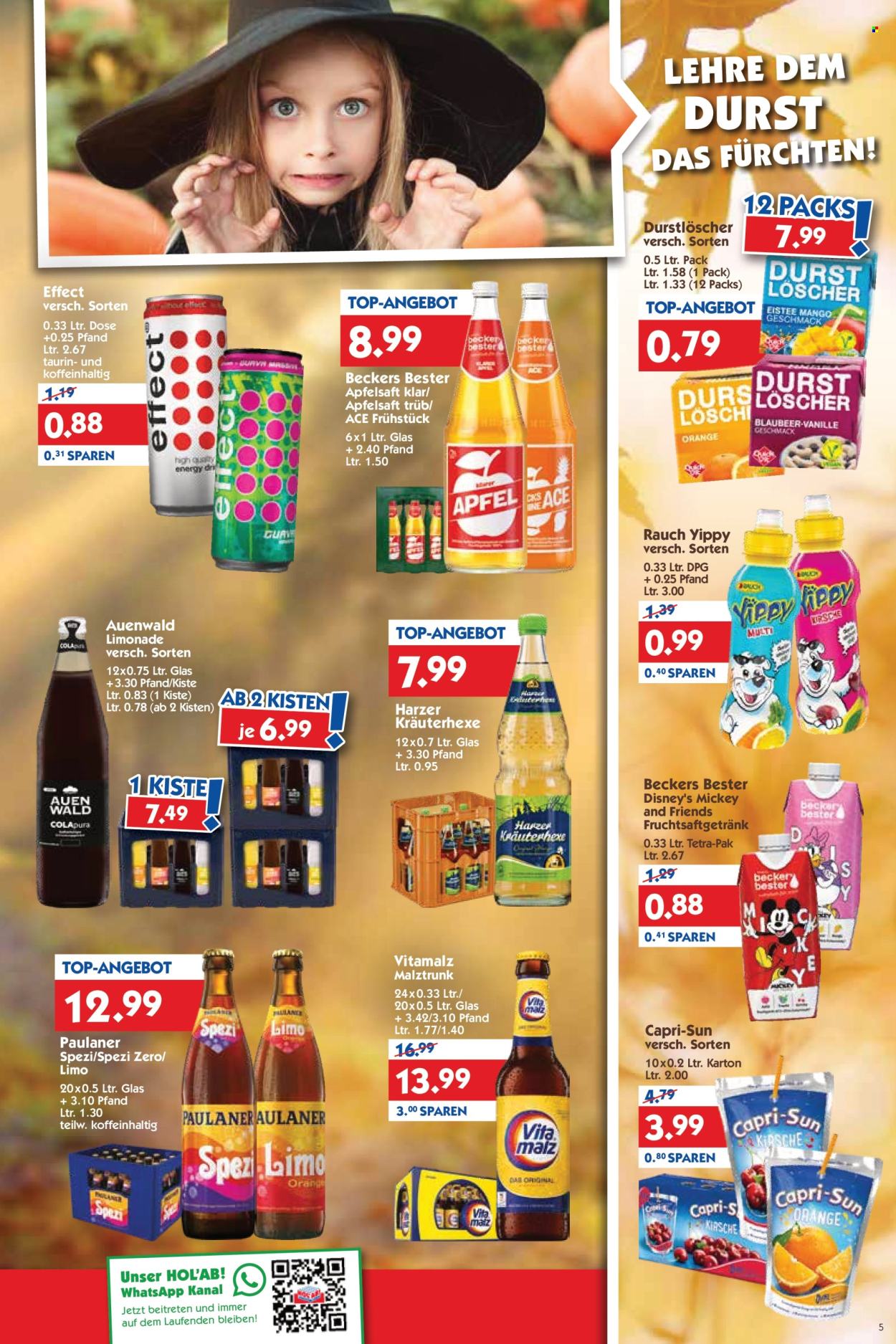 Hol'ab! Getränkemarkt Prospekte  - 27.10.2025 - 1.11.2025. Seite 5