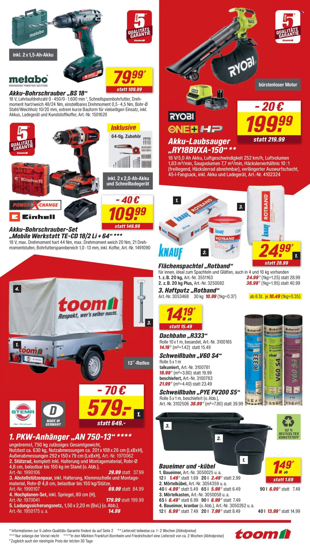 toom Baumarkt Prospekte  - 25.10.2025 - 31.10.2025. Seite 5