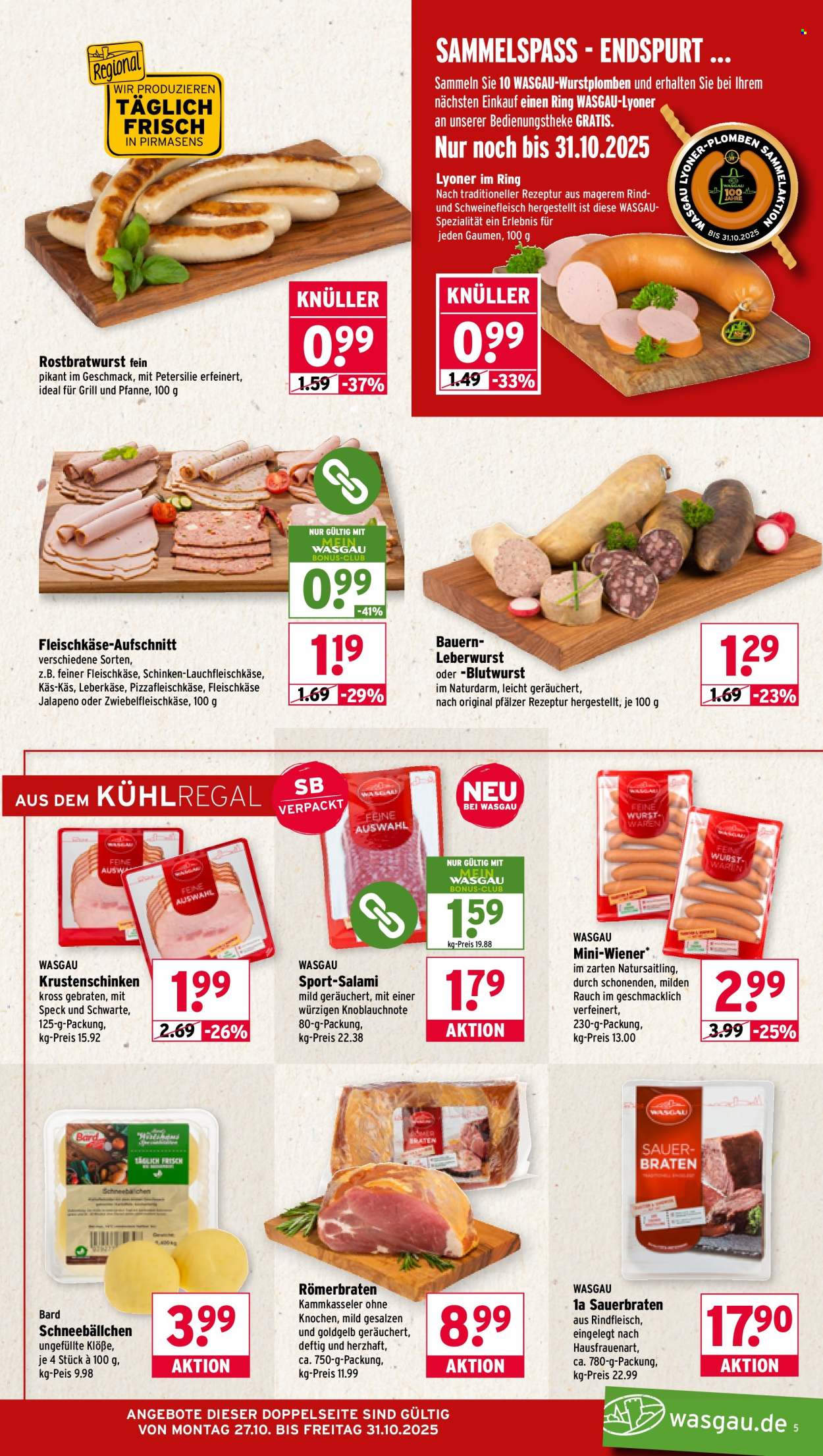 Wasgau Prospekte  - 27.10.2025 - 31.10.2025. Seite 5