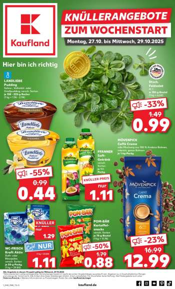 Prospekte Kaufland - 27.10.2025 - 29.10.2025.