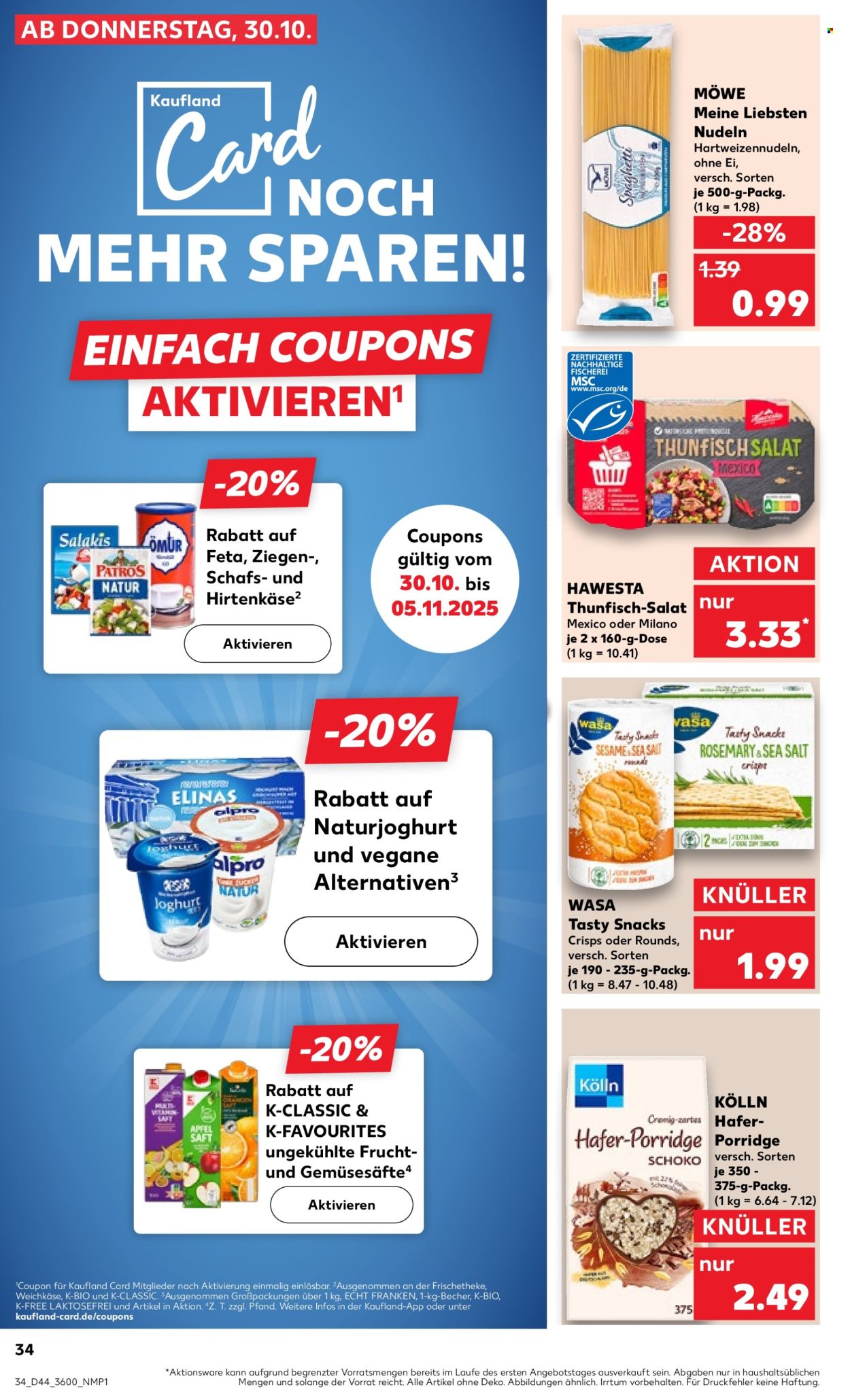 Kaufland Prospekte  - 30.10.2025 - 5.11.2025. Seite 34