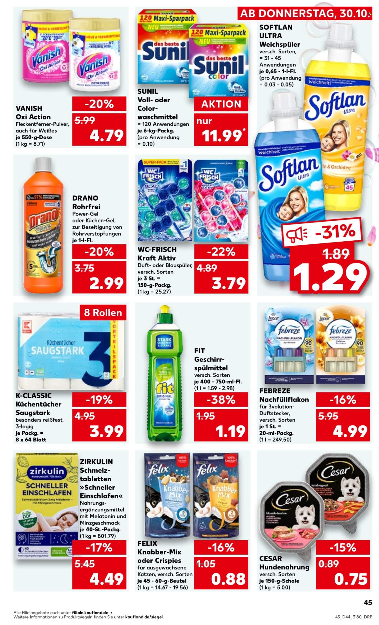 Kaufland Prospekte  - 30.10.2025 - 5.11.2025. Seite 45